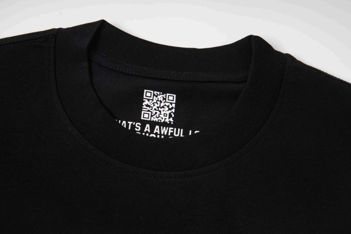 Red Hue Grim Reaper Group Portrait Gothic Death Letter Front Large Orange Bold Block Slogan Print Tee 29303887