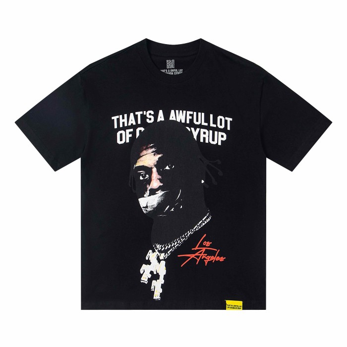 Rapper Portrait Los Angeles Signature Rio Free Motif Print Tee 2 colors 29303818