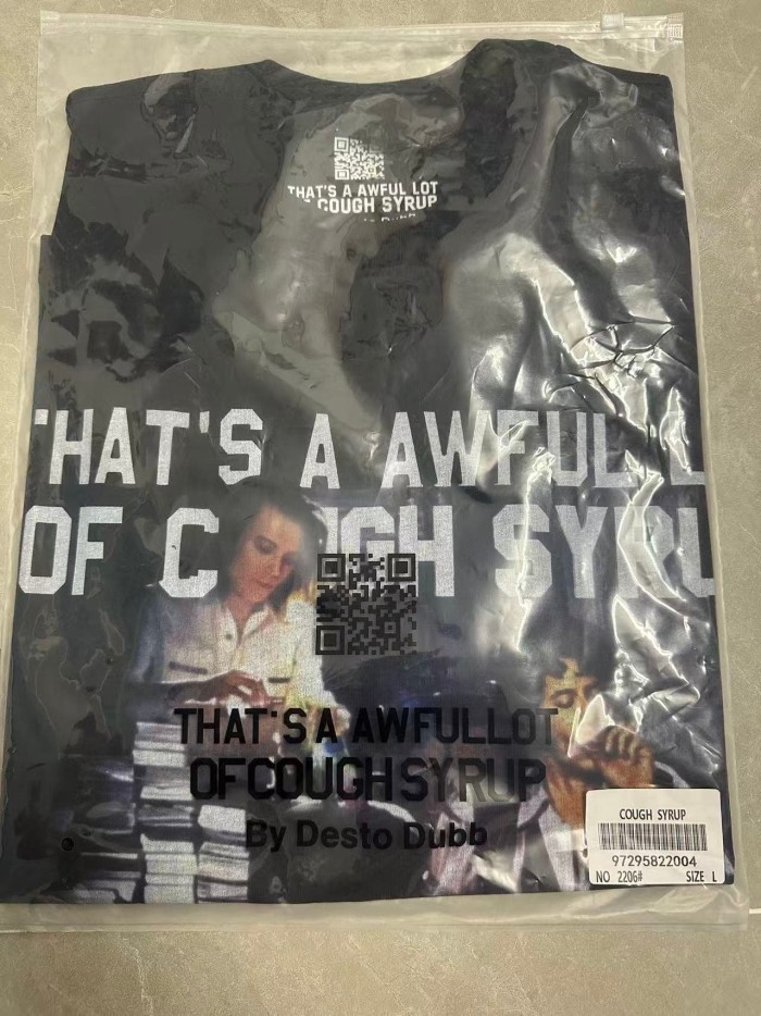 Movie Scene Two Characters Stacked Cash Portrait Photo Asaali Cursive Signature Contrast Double Slogan Tee 29303852