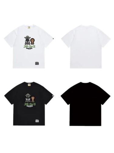 Star Wars 40th Anniversary Yoda R2-D2 Baby Milo Print T-shirt 2 colors 29053661