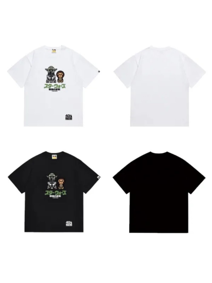Star Wars 40th Anniversary Yoda R2-D2 Baby Milo Print T-shirt 2 colors 29053661