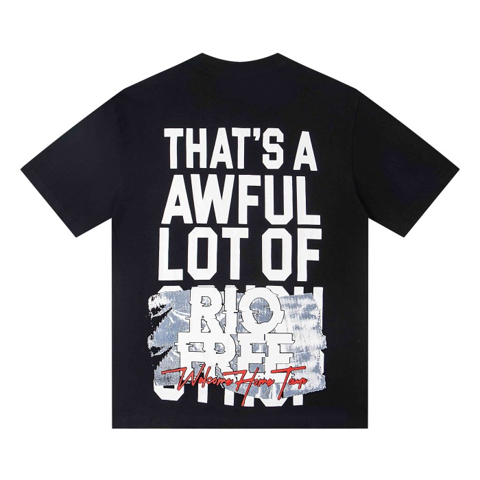 Rapper Portrait Los Angeles Signature Rio Free Motif Print Tee 2 colors 29303818