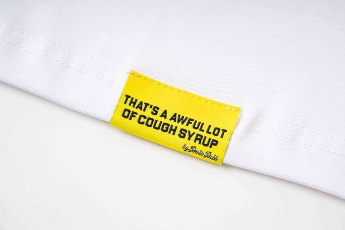 Red Neon Outline Skeleton Cupid Angel Actavis Cough Syrup Bottle Spider Multi Element Combo Graphic Tee 29303909