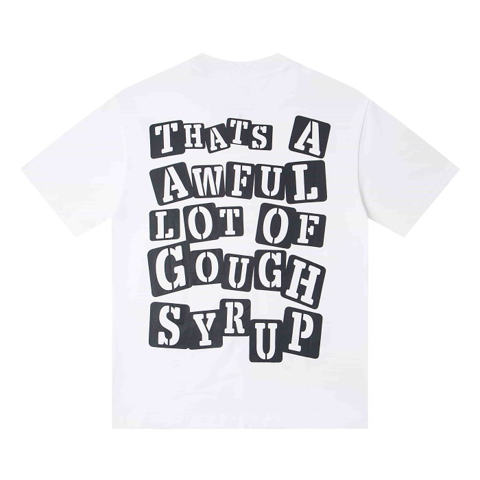 Red Neon Outline Skeleton Cupid Angel Actavis Cough Syrup Bottle Spider Multi Element Combo Graphic Tee 29303909