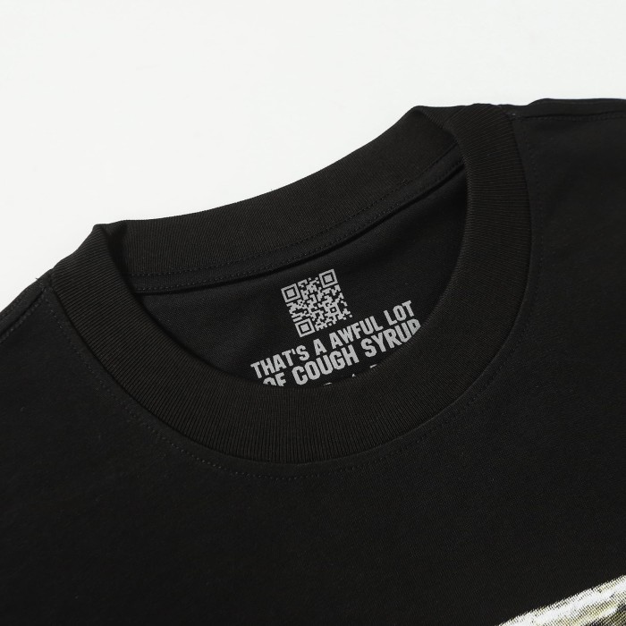 Vintage Distressed Army Grenade Graphic Back Big Stacked Text Print Tee 29303794