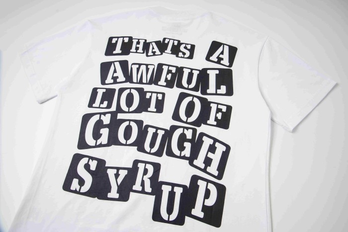 Red Neon Outline Skeleton Cupid Angel Actavis Cough Syrup Bottle Spider Multi Element Combo Graphic Tee 29303909