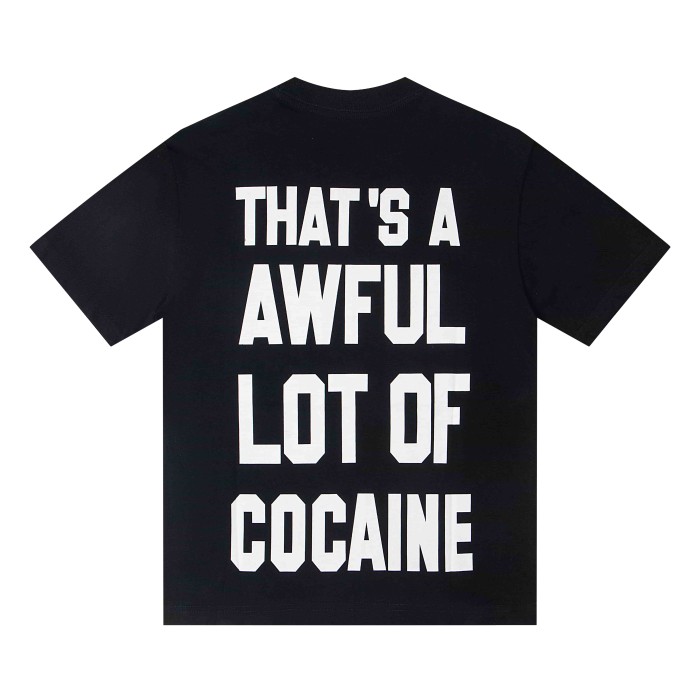 Movie Scene Two Characters Stacked Cash Portrait Photo Asaali Cursive Signature Contrast Double Slogan Tee 29303852