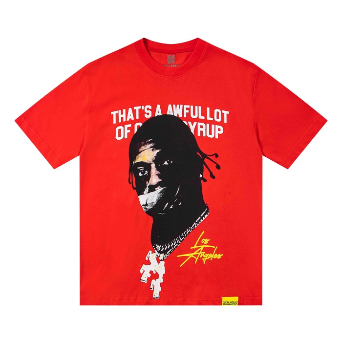 Rapper Portrait Los Angeles Signature Rio Free Motif Print Tee 2 colors 29303818