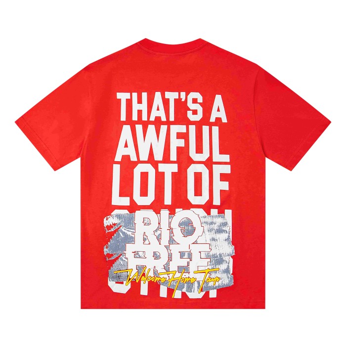 Rapper Portrait Los Angeles Signature Rio Free Motif Print Tee 2 colors 29303818