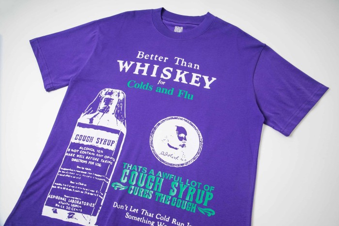 Retro Old Fashion Drug Label Typography Front Comic Bubble Text Graphic Print Tee 29303849