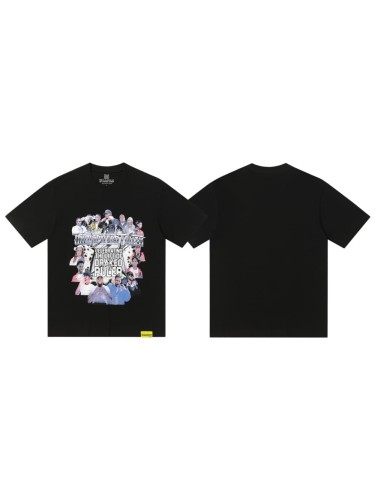 Rapper Collage Portrait Tribute Drakeo The Ruler Undisputed Truth Gothic Letter Text Single Side Print Tee 29303792