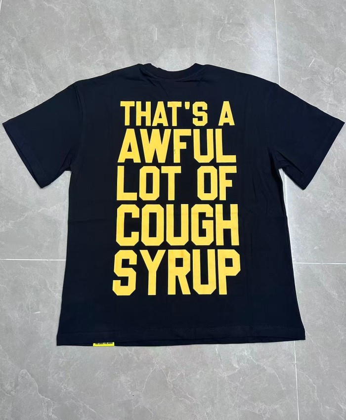 The Last Supper Hip Hop Rapper Group Remake Painting Front Large Bold Yellow Block Letter Slogan Print Tee 29303902