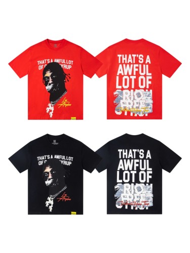 Rapper Portrait Los Angeles Signature Rio Free Motif Print Tee 2 colors 29303818