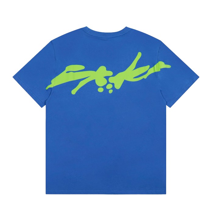 Silkscreen Print Mini Spider Number 5 Chest Graphic Abstract Splash Graffiti T-Shirt 3 colors 29305099
