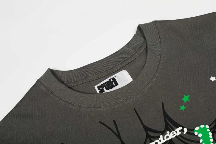 Y2K Drill Streetwear Splash Dot Popak Script Spider Web Graphic T-Shirt 4 colors 29304881