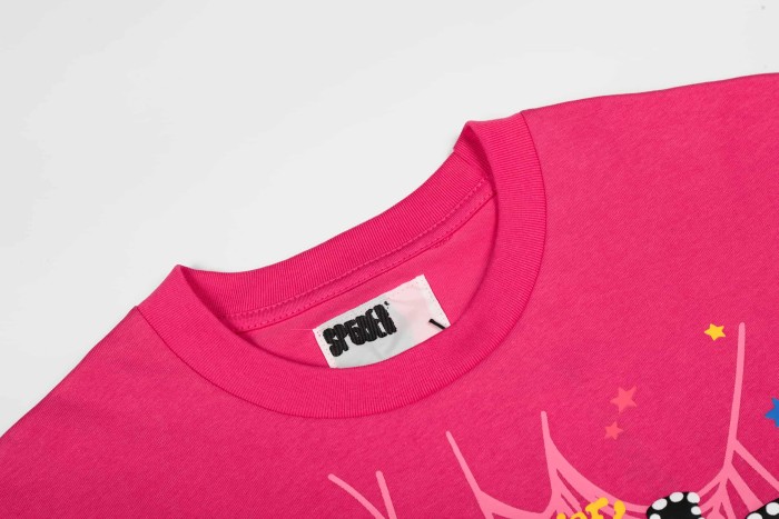 Y2K Drill Streetwear Splash Dot Popak Script Spider Web Graphic T-Shirt 4 colors 29304881