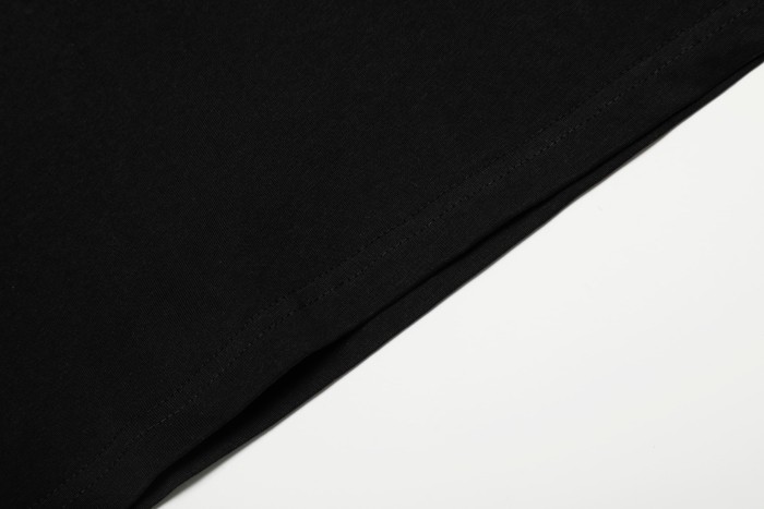 Streetwear Textured Bubble Puff Print Spider Web Graphic Contrast Black & White Oversized Crew Neck T-Shirt 2 colors 29304835