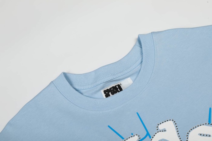 Drill Streetwear Outline Arch Sp5der Letter Matching Spider Web Graphic T-Shirt 4 colors 29304842