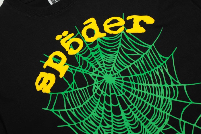 Y2K Drill Streetwear Bold 3D Puff Raised Foam Print Spider Web Graphic T-Shirt 29304830