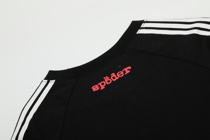 Streetwear Raglan 3 Stripes Sleeve Bold Large 5EX Contrast Silkscreen Front Print Two-Tone T-Shirt 2 colors 29305085