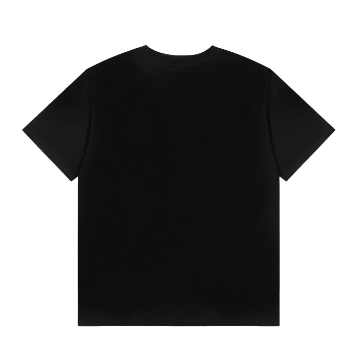 Y2K Drill Streetwear Gradient Pink Splatter Spider Web Outline Rhinestone Inlaid Letter Front Print T-Shirt 29304896