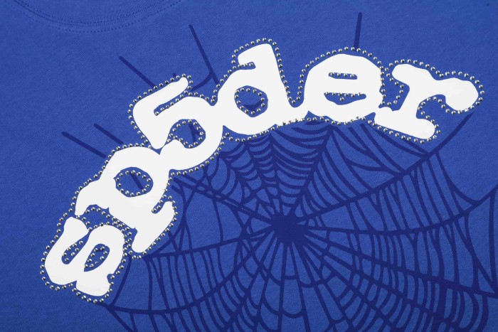 Drill Streetwear Outline Arch Sp5der Letter Matching Spider Web Graphic T-Shirt 4 colors 29304842