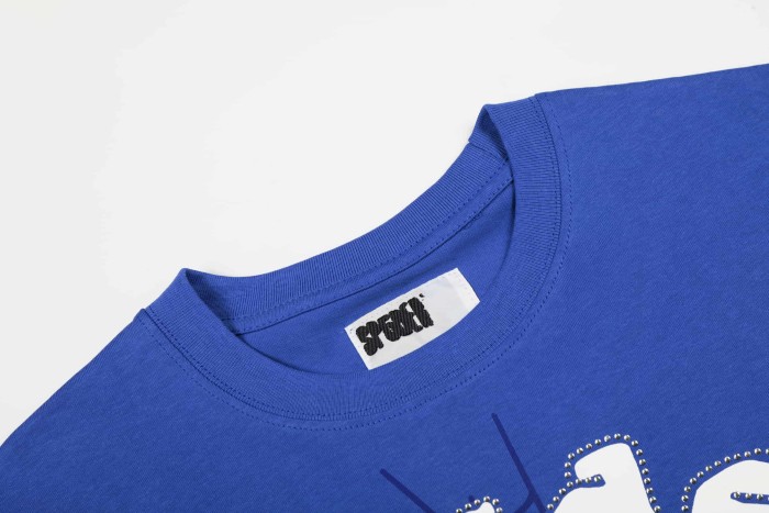 Drill Streetwear Outline Arch Sp5der Letter Matching Spider Web Graphic T-Shirt 4 colors 29304842