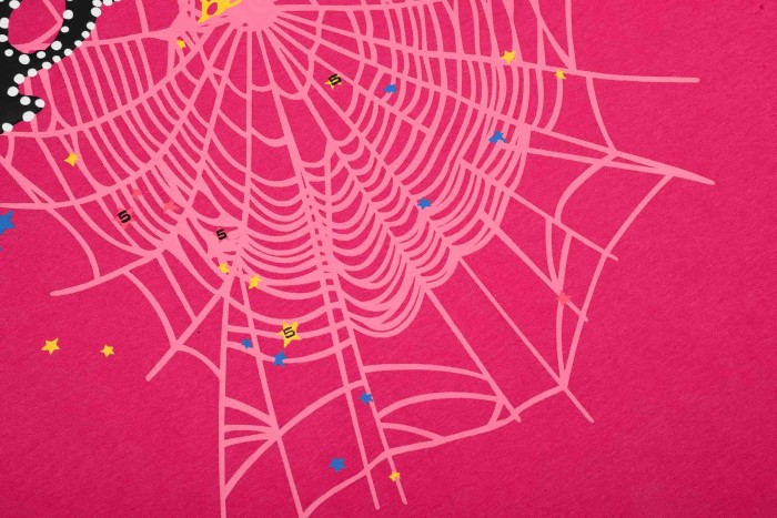 Y2K Drill Streetwear Splash Dot Popak Script Spider Web Graphic T-Shirt 4 colors 29304881