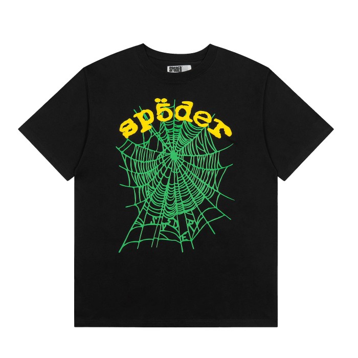 Y2K Drill Streetwear Bold 3D Puff Raised Foam Print Spider Web Graphic T-Shirt 29304830