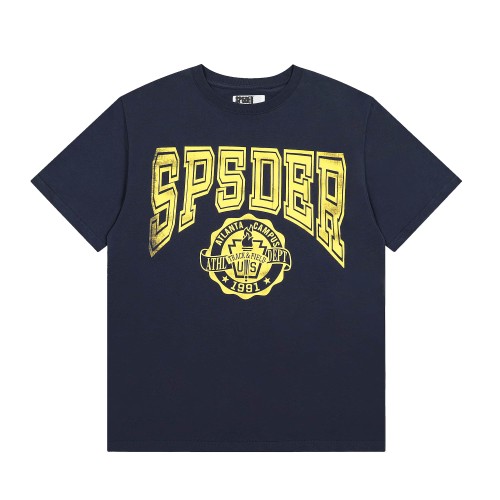 Vintage Washed Distressed Silkscreen Arch SPSDER Letter Athletic Dept 1991 Seal Badge Print T-Shirt 29305108