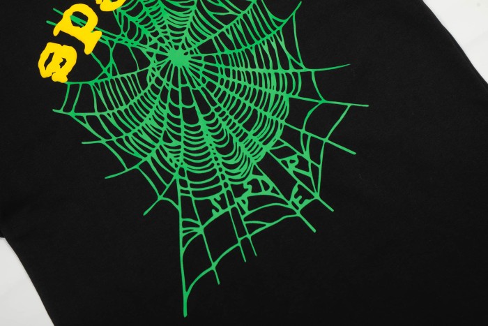 Y2K Drill Streetwear Bold 3D Puff Raised Foam Print Spider Web Graphic T-Shirt 29304830