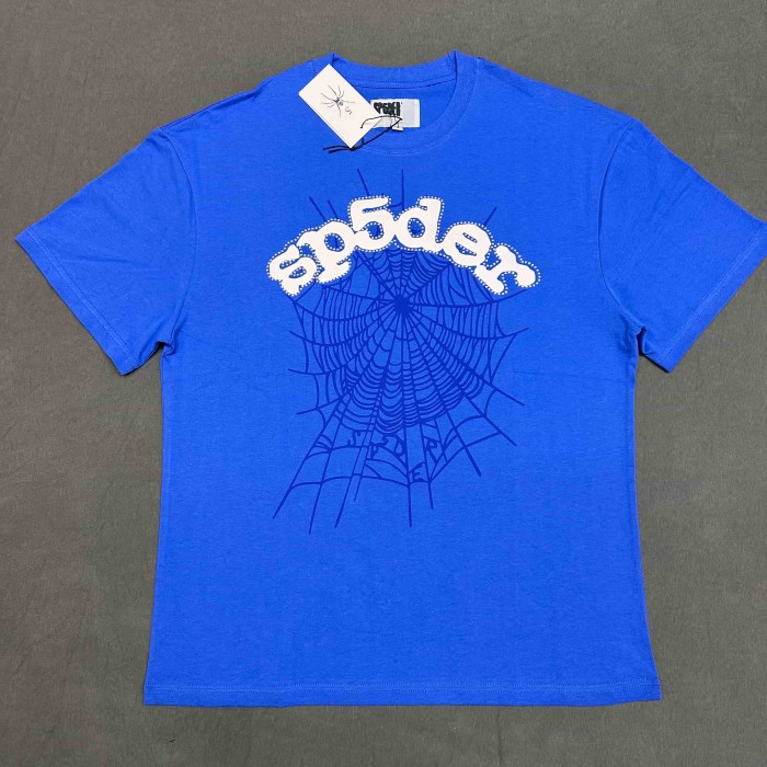 Drill Streetwear Outline Arch Sp5der Letter Matching Spider Web Graphic T-Shirt 4 colors 29304842