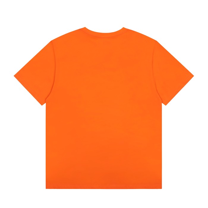Streetwear Cream Outline Bubble Font Arch Letter Assorted Star Contrast Print T-Shirt 29305141