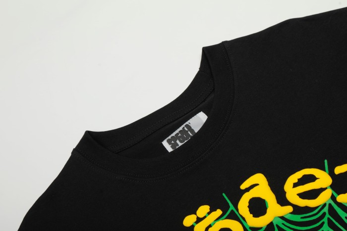 Y2K Drill Streetwear Bold 3D Puff Raised Foam Print Spider Web Graphic T-Shirt 29304830