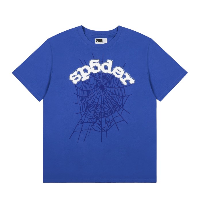 Drill Streetwear Outline Arch Sp5der Letter Matching Spider Web Graphic T-Shirt 4 colors 29304842