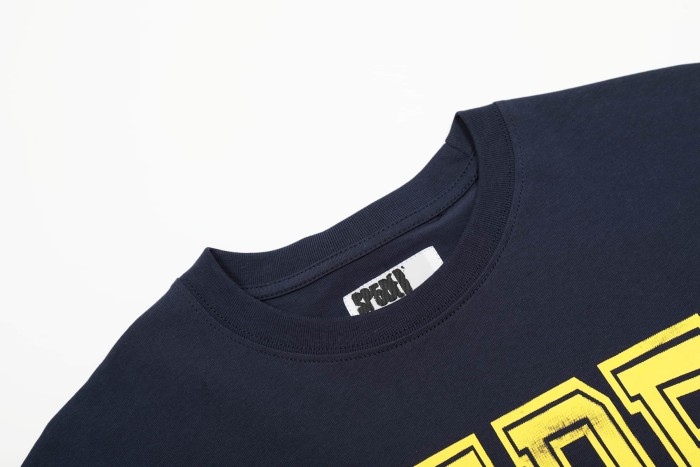 Vintage Washed Distressed Silkscreen Arch SPSDER Letter Athletic Dept 1991 Seal Badge Print T-Shirt 29305108