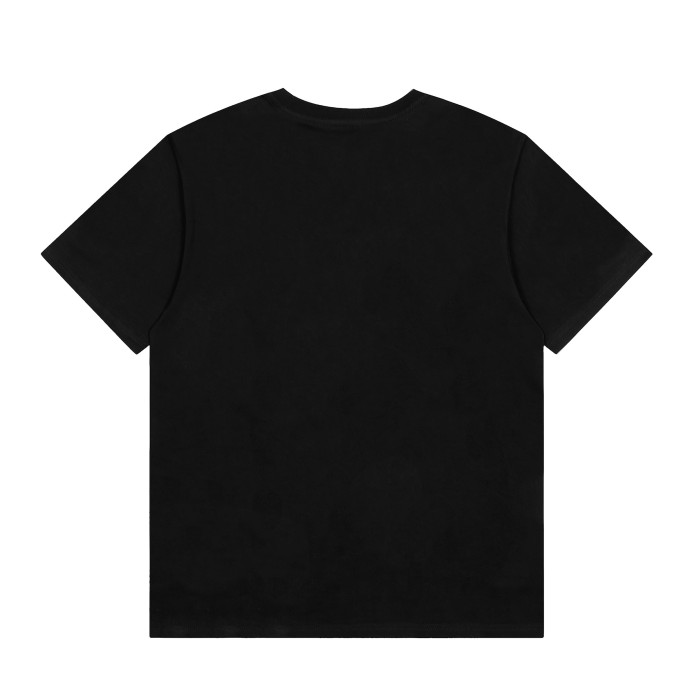 Streetwear Full Hotfix Rhinestone Star Inlaid Letter S Text Front Print T-Shirt 29305059