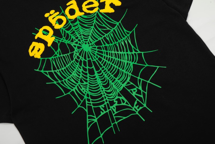 Y2K Drill Streetwear Bold 3D Puff Raised Foam Print Spider Web Graphic T-Shirt 29304830