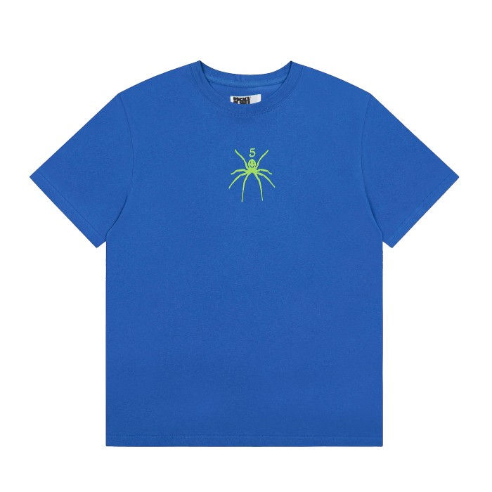 Silkscreen Print Mini Spider Number 5 Chest Graphic Abstract Splash Graffiti T-Shirt 3 colors 29305099