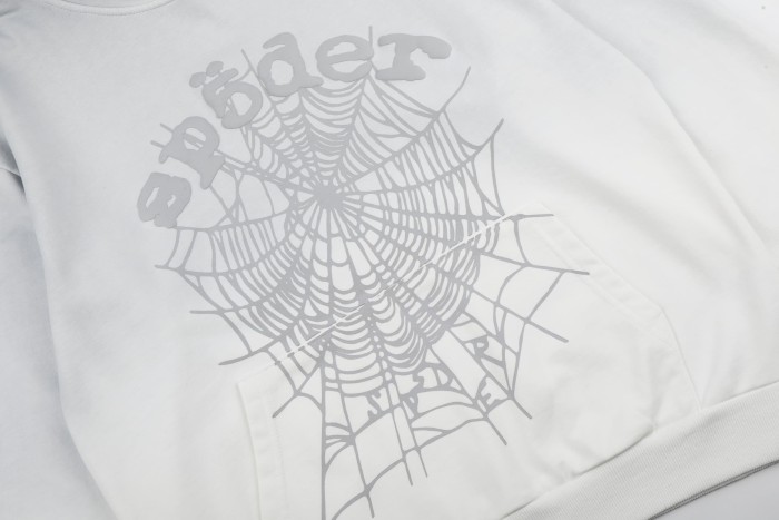 Ombre Gradient Dip Dye Silkscreen Arch Spider Web Print Hoodie & Cuffed Jogger Pants Set 2 colors 29306429