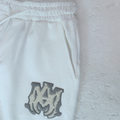 Dark-Style Ice Blue Flame Logo Print Heavyweight Casual T-shirt & French Terry Shorts Set 2 colors 29306996