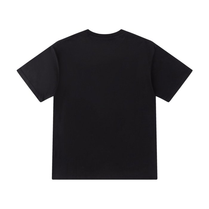 Left Chest Small Bold Block Letter Logo Plain Back Oversized Tee 29307010