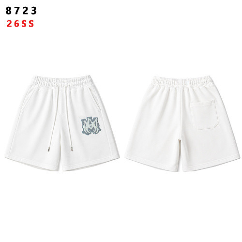 Dark-Style Ice Blue Flame Logo Print Heavyweight Casual T-shirt & French Terry Shorts Set 2 colors 29306996