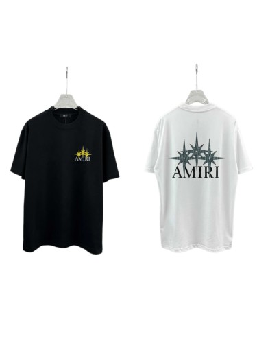 Distressed Star Emblem Back Oversized Stack Star Letter Print Tee 2 colors 29307091