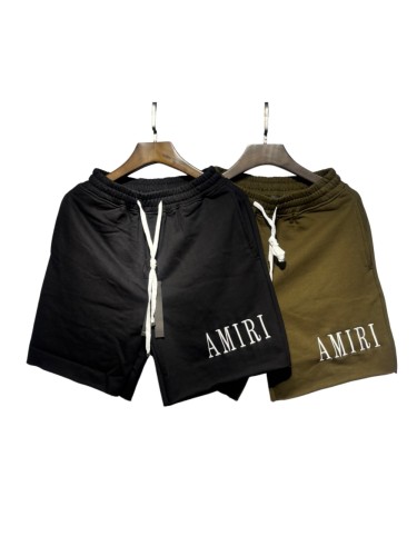 Front Lower Leg Embroidery Letter Logo Raw Frayed Hem Elastic Drawstring Sweat Shorts 2 colors 29306992
