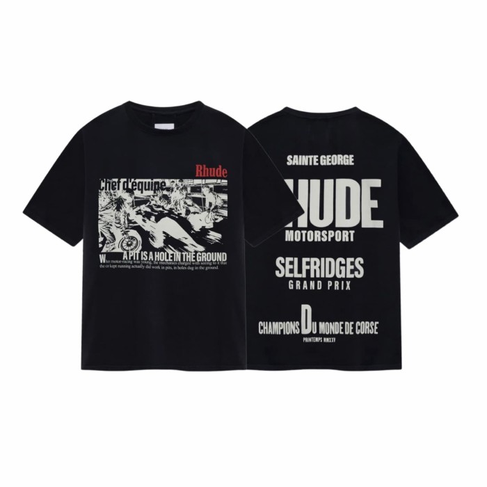 Vintage Racing Car Pattern On Front With Phrase “A Pit Is A Hole In The Ground” Tee 29311390