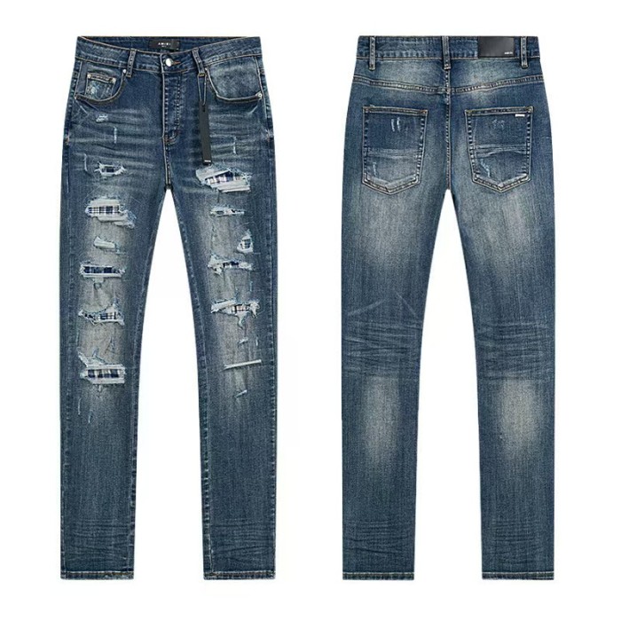 Multi Color Splash Paint Star Logo Letter Embroidery Washed Ripped Skinny Stretch Denim Jeans 14 colors 29313208
