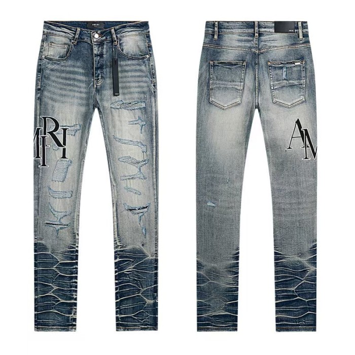 Multi Color Splash Paint Star Logo Letter Embroidery Washed Ripped Skinny Stretch Denim Jeans 14 colors 29313208
