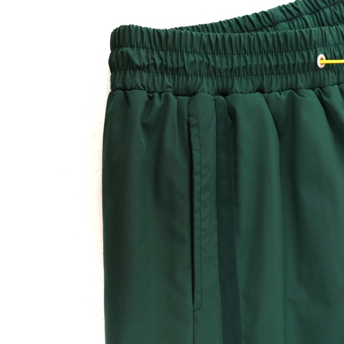 Yellow Frame Mountain Sunset Mini Logo Side Vertical Stripe Elastic Drawstring Waist Athletic Shorts 3 colors 29311565