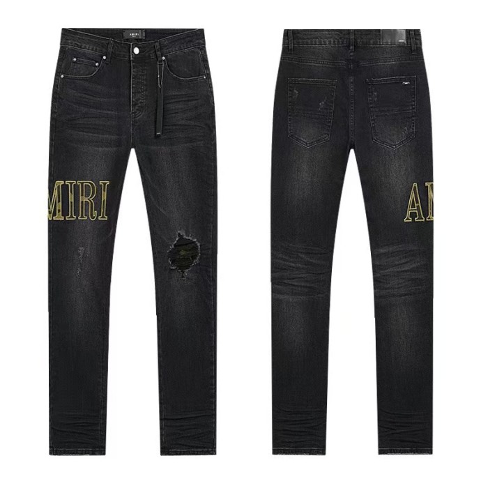 Multi Color Splash Paint Star Logo Letter Embroidery Washed Ripped Skinny Stretch Denim Jeans 14 colors 29313208